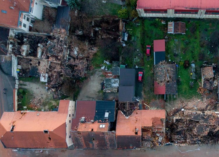  Ovako izgleda Petrinja iz zraka (FOTO)