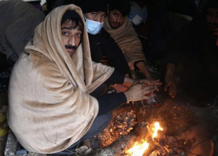 Pogledajte što je ostalo od kampa kojeg su jučer spalili migranti (FOTO)