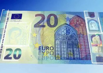 Novčanica od 20 eura dobiva novi detalj u 2021.