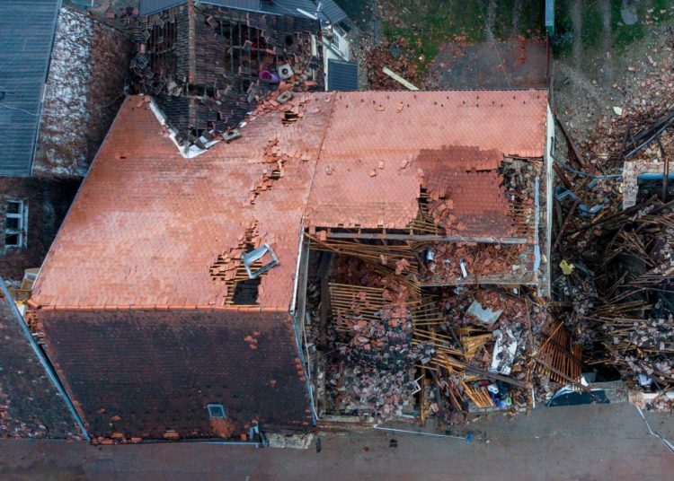  Ovako izgleda Petrinja iz zraka (FOTO)