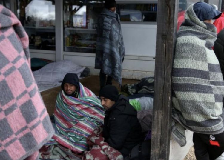 Pogledajte što je ostalo od kampa kojeg su jučer spalili migranti (FOTO)