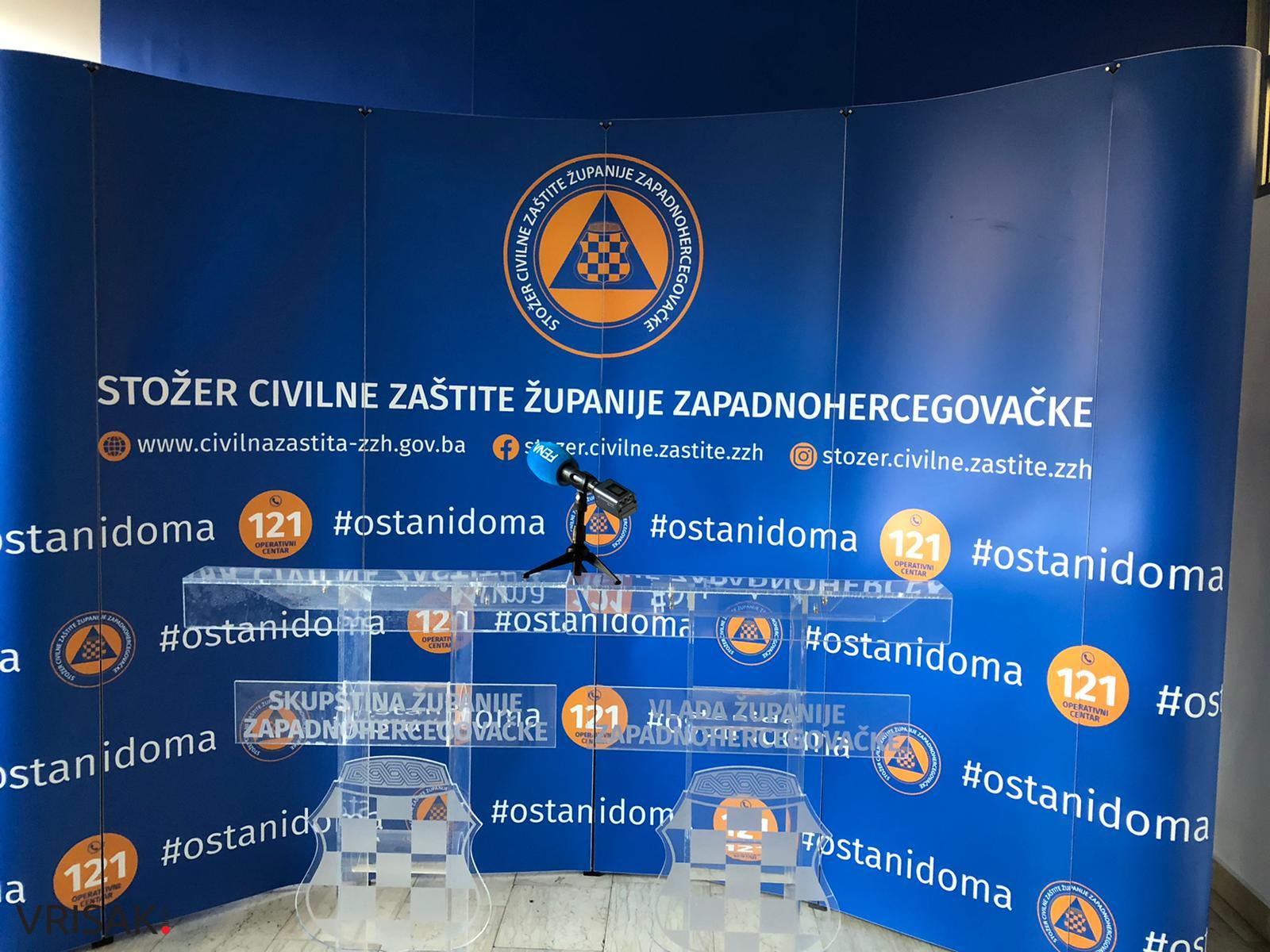 Županija Zapadnohercegovačka uvodi mjeru ograničavanja kretanja