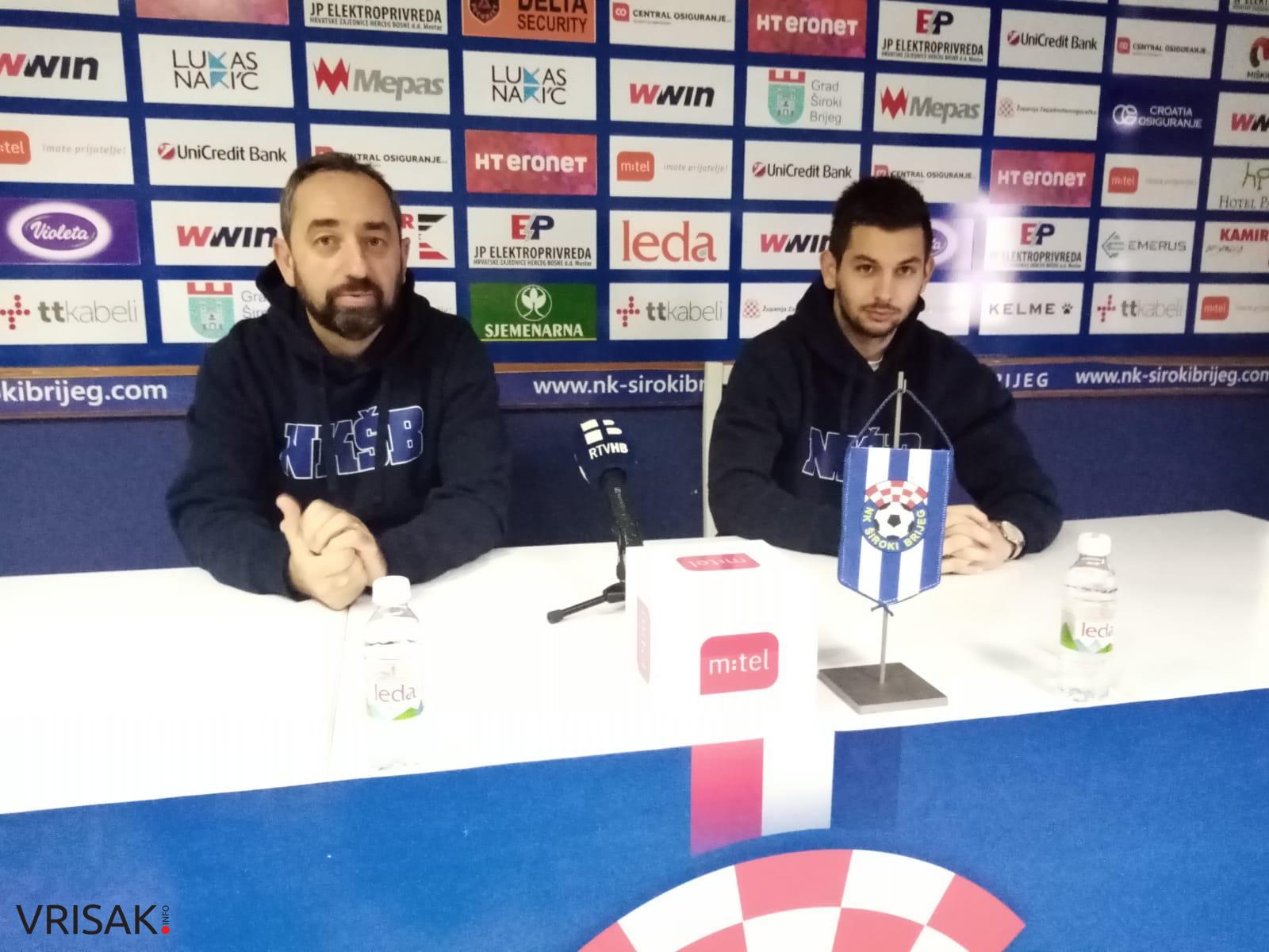 Karačić i Ćorić: Nestrpljivo čekamo utakmicu na Grbavici