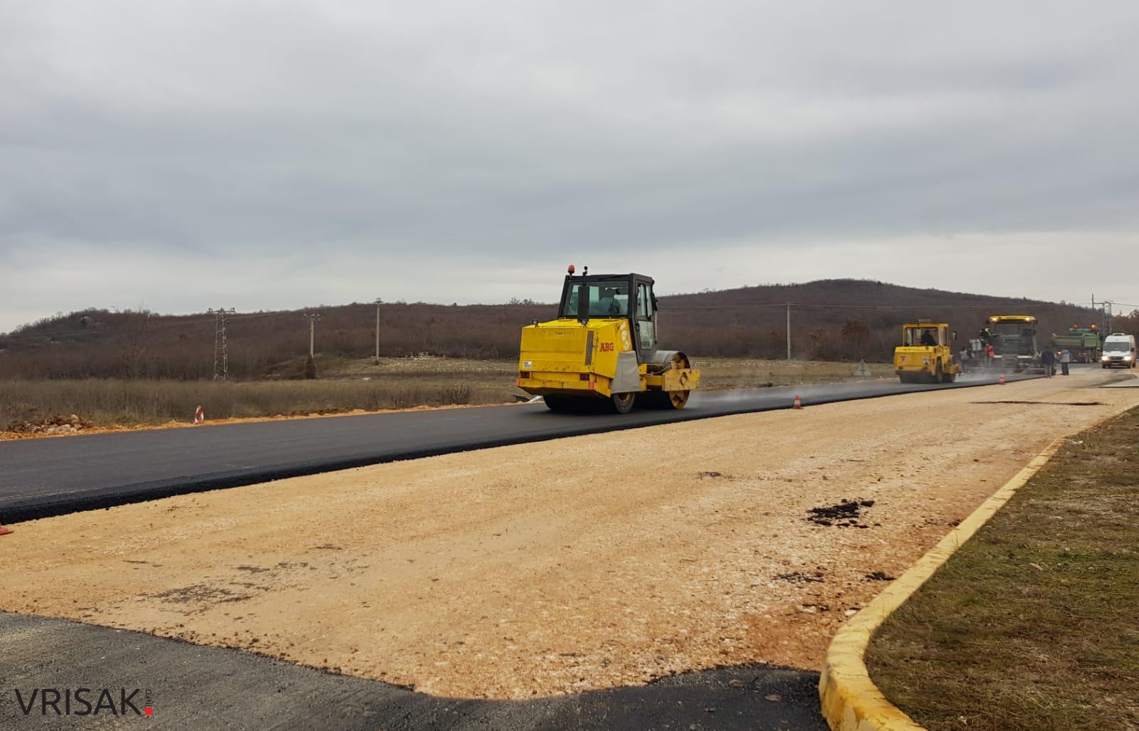 Regionalna cesta Široki Brijeg – Međugorje: U tijeku asfaltiranje na Polugrini (FOTO)