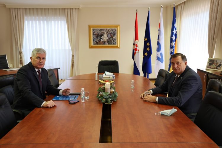 Čović – Dodik: Mostar je grad koji okuplja i ima priliku postati europska sredina u svakome segmentu