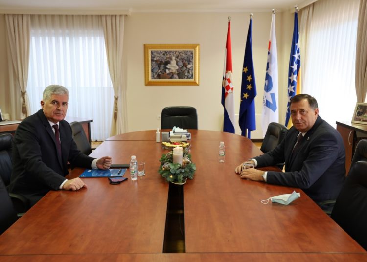 Čović – Dodik: Mostar je grad koji okuplja i ima priliku postati europska sredina u svakome segmentu