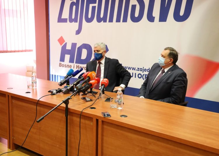 Čović – Dodik: Mostar je grad koji okuplja i ima priliku postati europska sredina u svakome segmentu