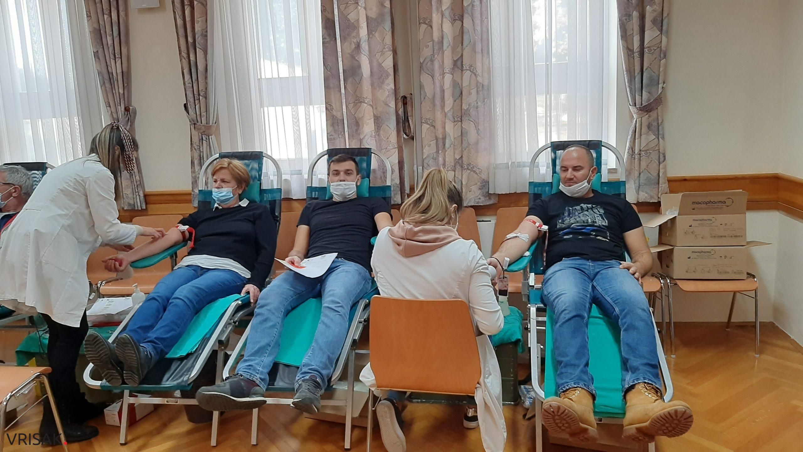 Veliki odaziv građana Ljubuškog na akciju dobrovoljnog darivanja krvi