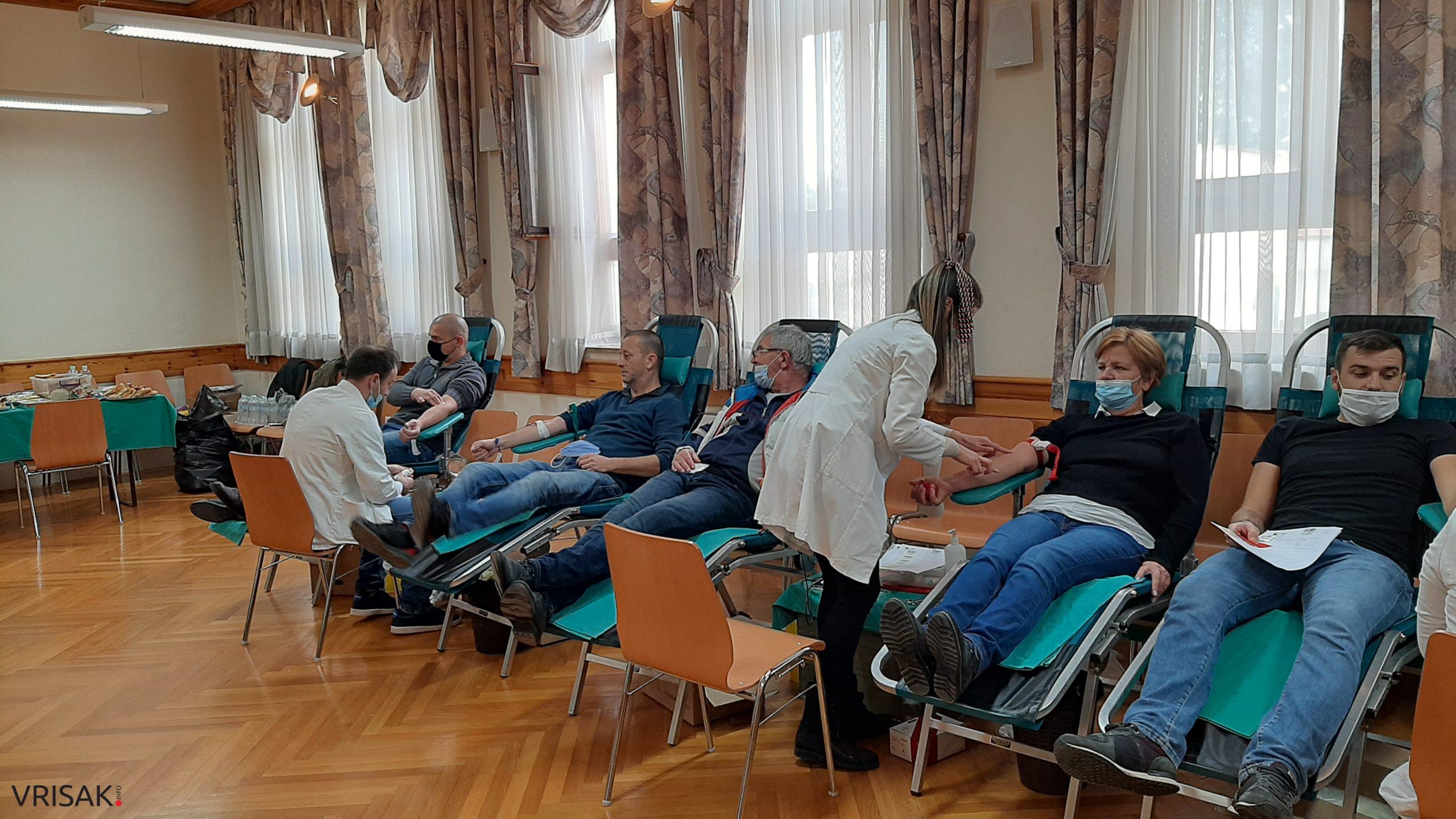 Veliki odaziv građana Ljubuškog na akciju dobrovoljnog darivanja krvi