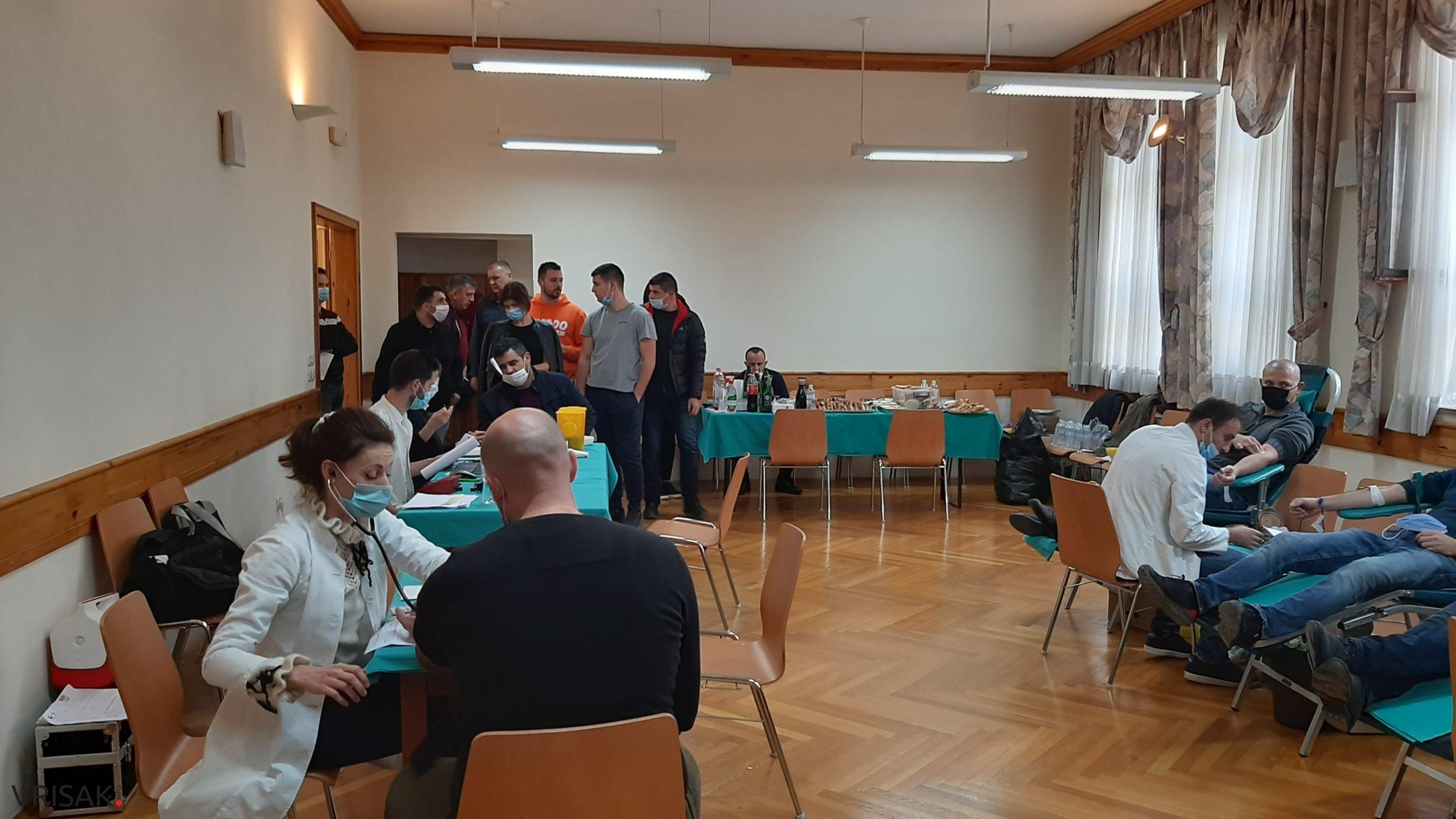 Veliki odaziv građana Ljubuškog na akciju dobrovoljnog darivanja krvi