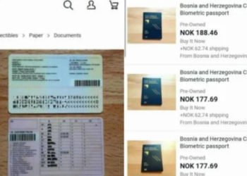 Osobni dokumenti građana BiH se prodaju na eBayu