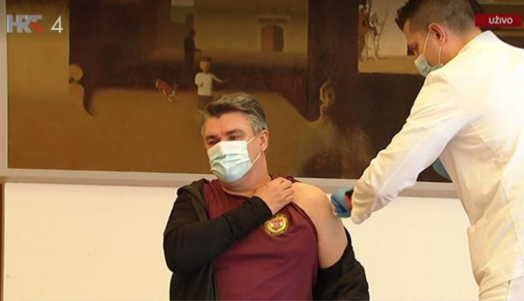Milanović se javno cijepio protiv COVID-a: ‘Ljudi, cijepite se!’