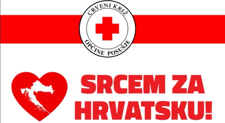 Crveni križ općine Posušje se priključuje humanitarnoj akciji “Srcem za Hrvatsku”