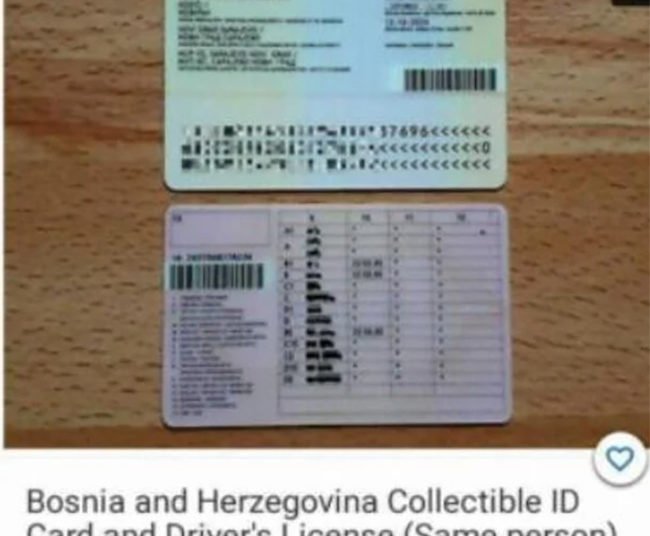 Osobni dokumenti građana BiH se prodaju na eBayu
