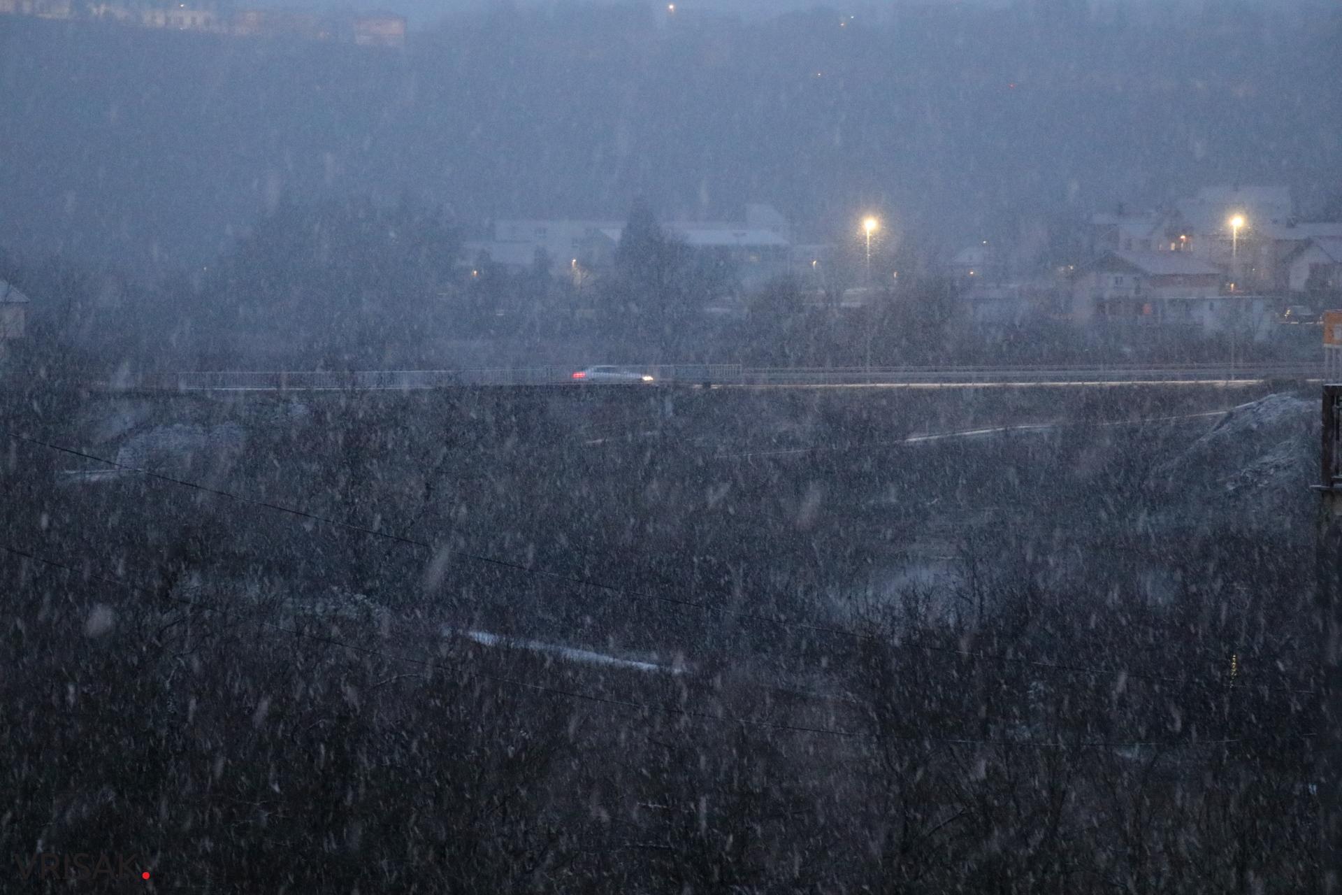 Snijeg zabijelio Široki Brijeg