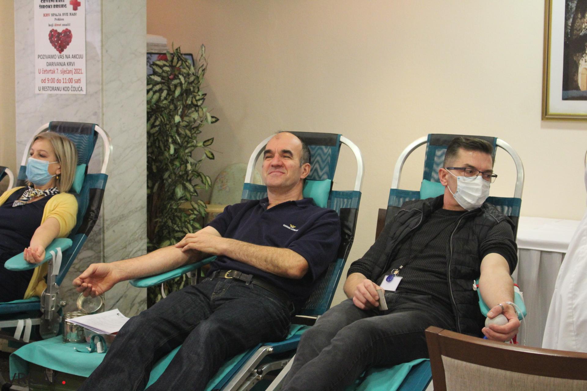 Široki Brijeg: U prvoj akciji dobrovoljnog darivanja krvi prikupljene 64 doze