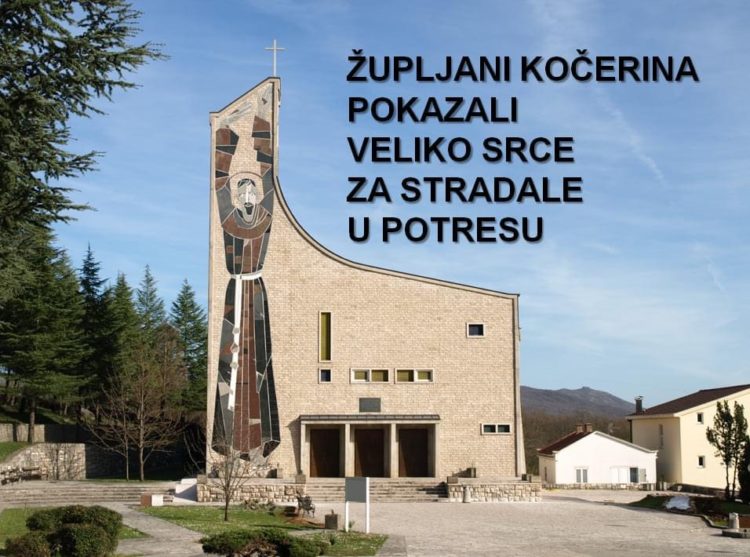 Župljani Kočerina prikupili 50.000 kuna za stradale u potresu na Banovini