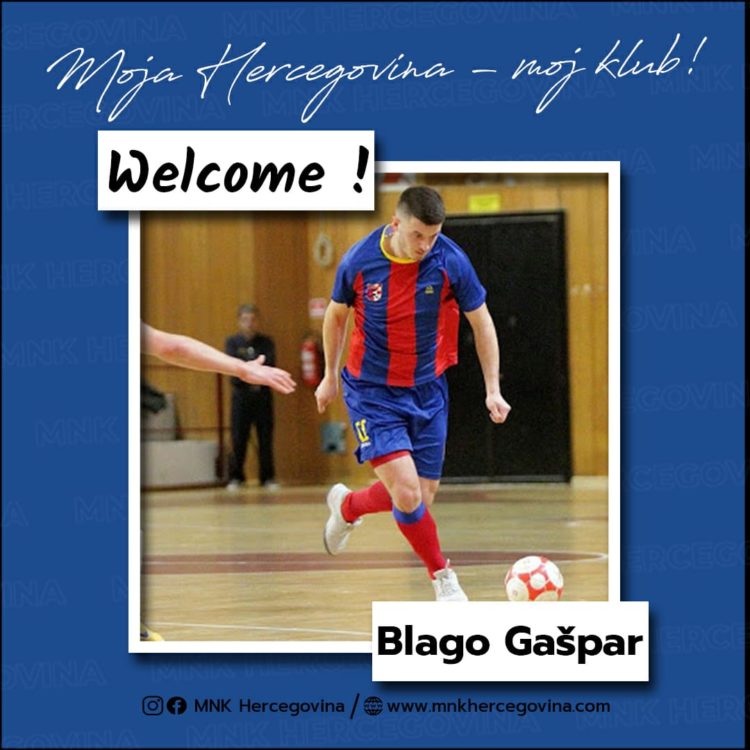 Blago Gašpar novo pojačanje MNK Hercegovina!