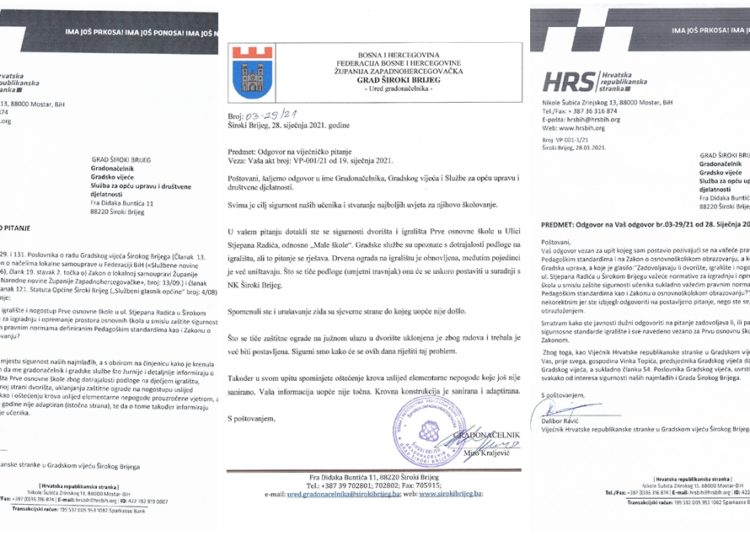 Dalibor Ravić: Je li igralište i dvorište Male škole u Širokom Brijegu sigurno za djecu?