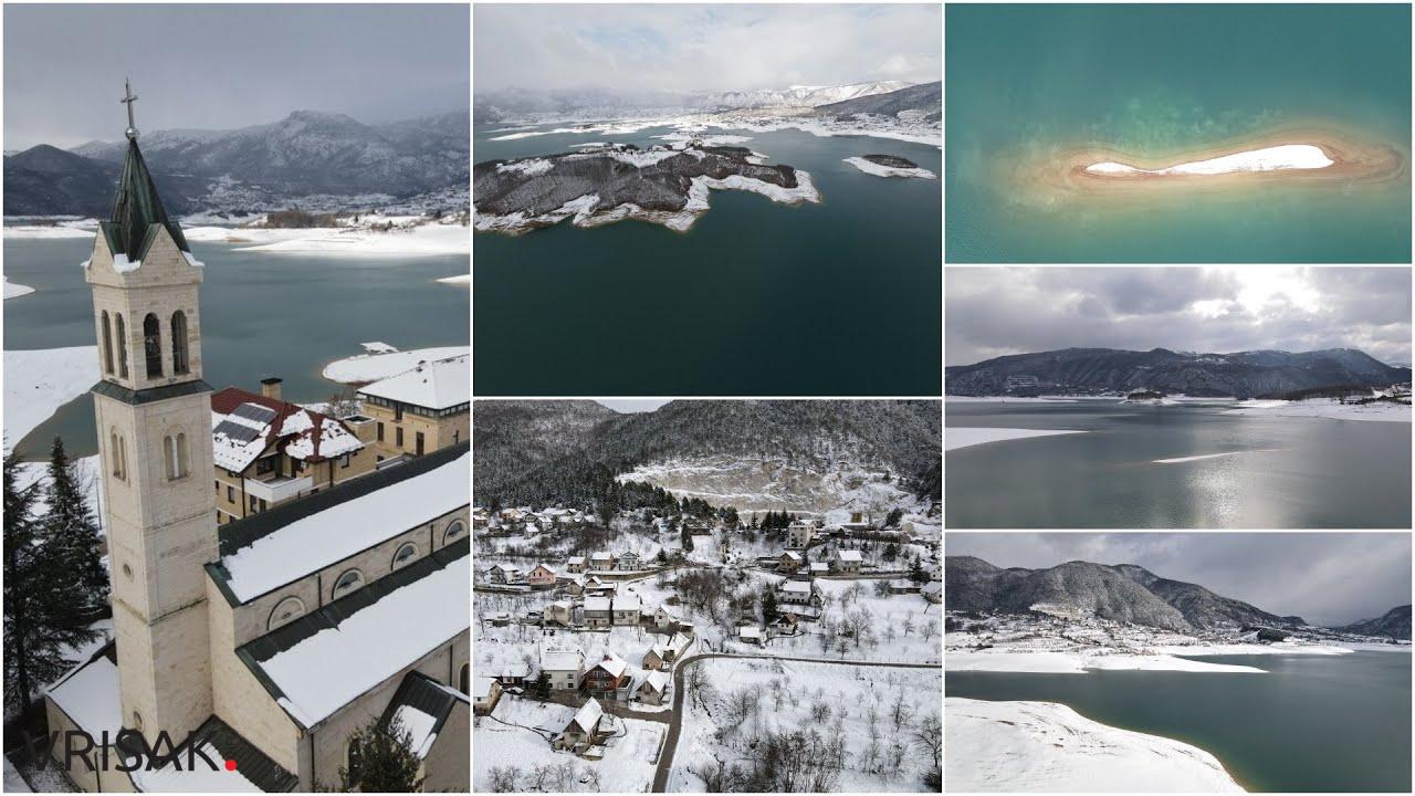 Zimska bajka na Ramskom jezeru iz ptičje perspektive