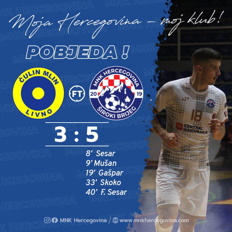 MNK Hercegovina ostvarila 5. pobjedu u nizu