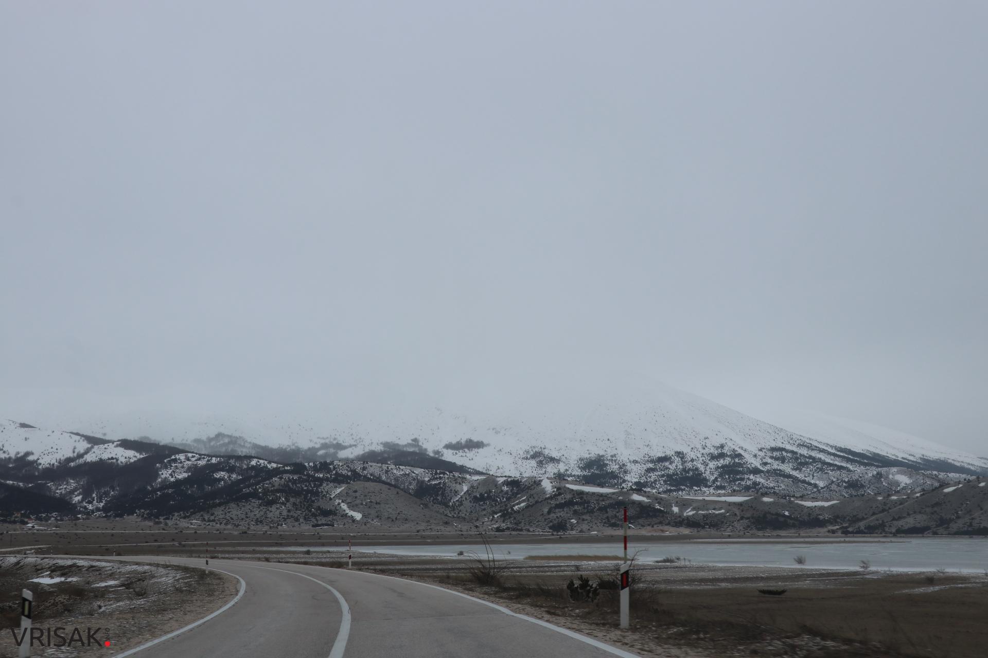 Zaleđeno Blidinjsko jezero atrakcija za posjetitelje