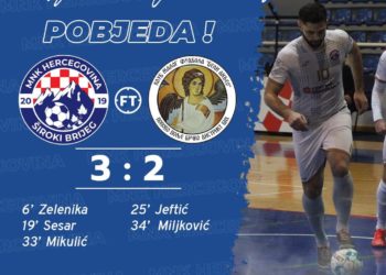 MNK Hercegovina u polufinalu kupa BiH!