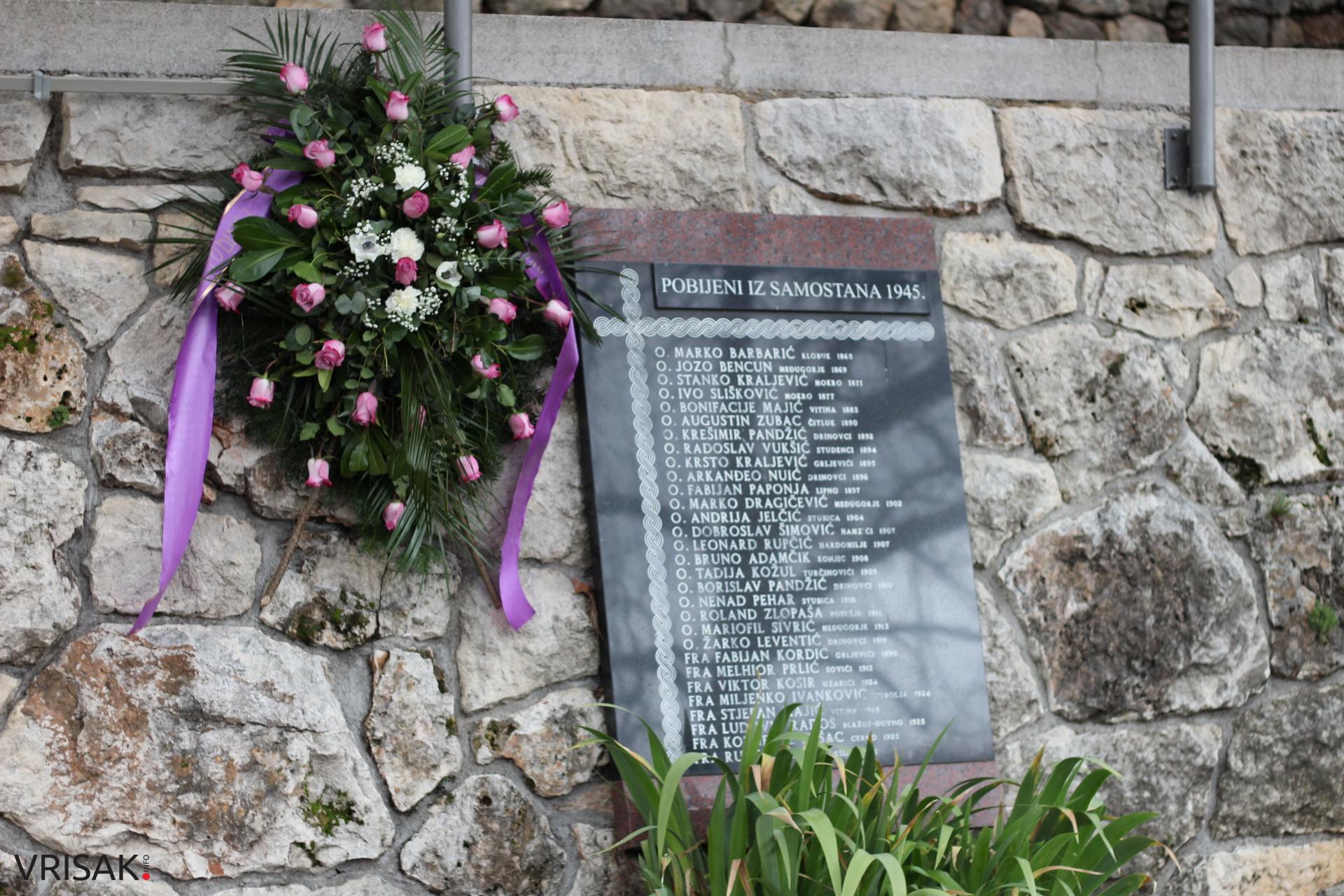 Široki Brijeg: Obilježena 76. godišnjica od partizanskog ubojstava hercegovačkih franjevaca