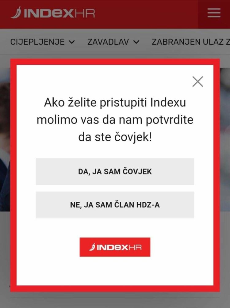 Ressler reagirao na provokaciju portala Index.hr upućenu članovima HDZ-a