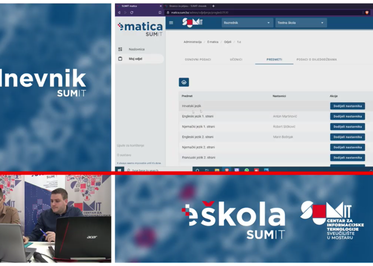 Radionica „Korištenje SUMIT Dnevnika“
