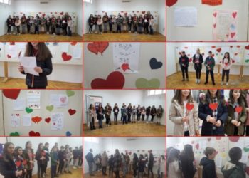 Ususret Valentinovu: Izložba literarnih radova učenika OŠ I. B. M. Gračine u Knjižnici Ljubuški