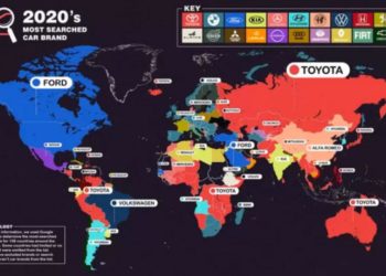 Koje su marke automobila najpopularnije na internetu