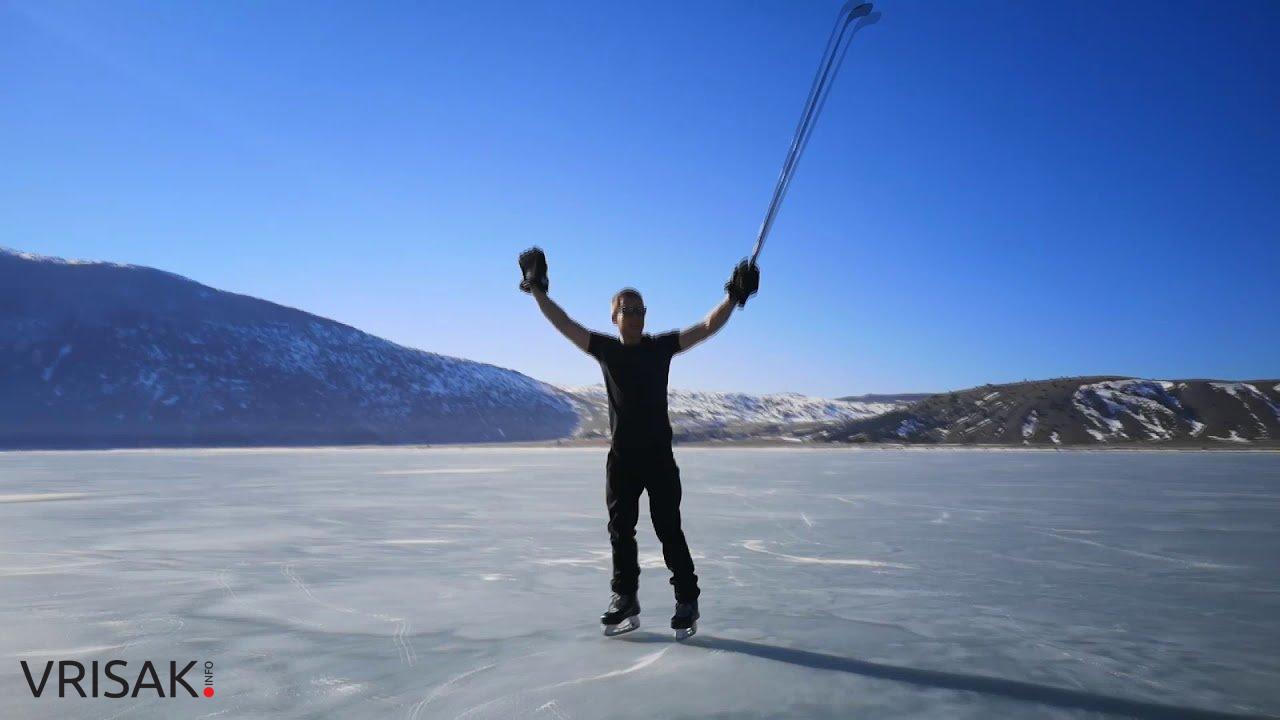 Video: Na Blidinjskog jezeru može i hokej