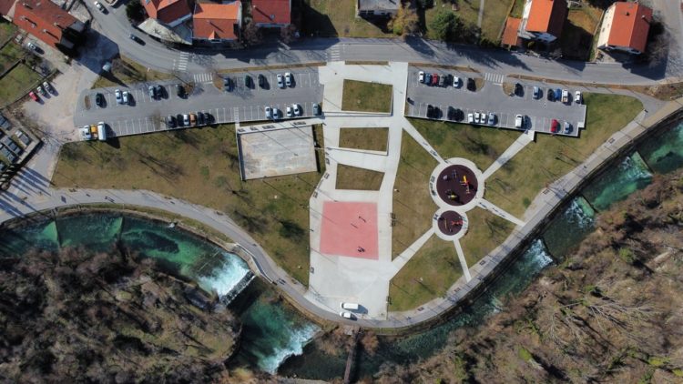 “Đir” kroz središte Širokog Brijega iz ptičje perspektive