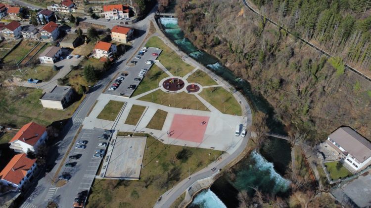 “Đir” kroz središte Širokog Brijega iz ptičje perspektive