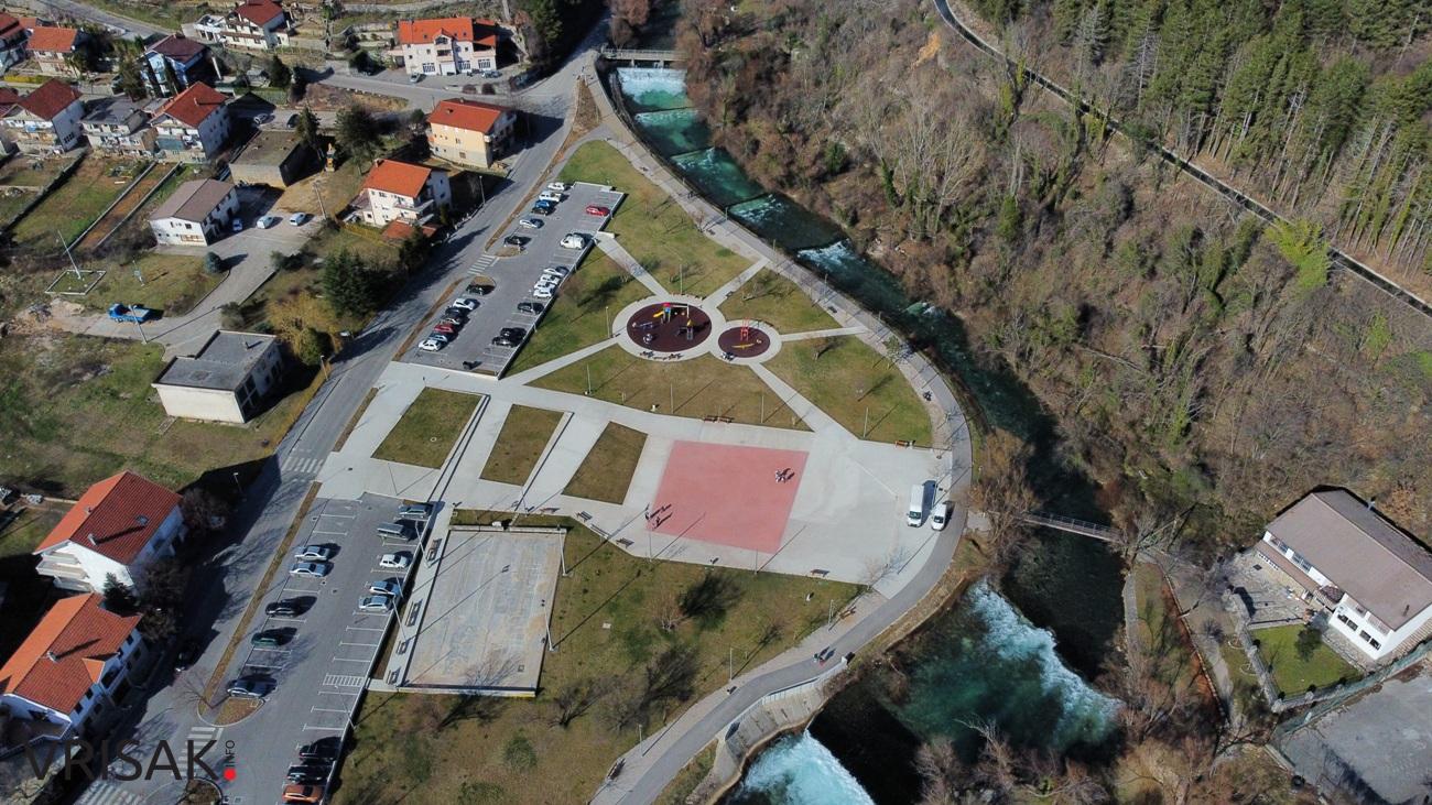 “Đir” kroz središte Širokog Brijega iz ptičje perspektive