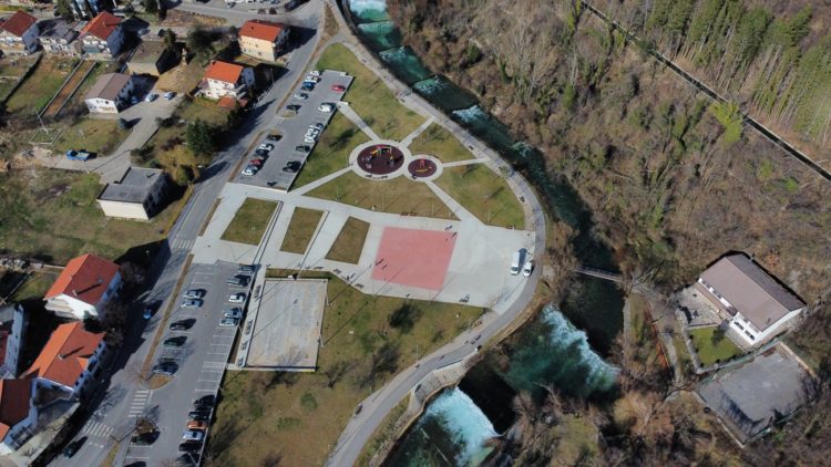 “Đir” kroz središte Širokog Brijega iz ptičje perspektive