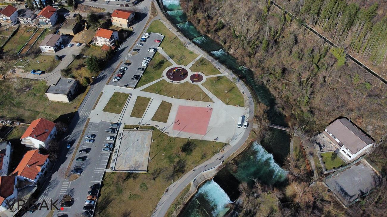 “Đir” kroz središte Širokog Brijega iz ptičje perspektive