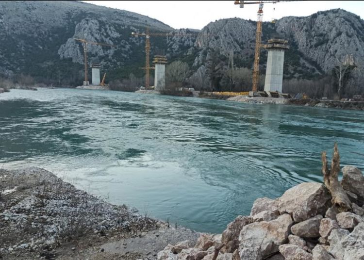 Koridor Vc: Radovi na izgradnji mosta Počitelj u punom jeku