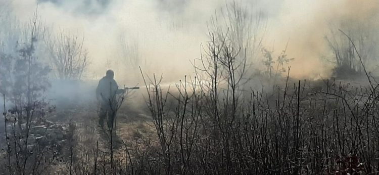 Širokobriješki vatrogasci gasili požar u Crnim Lokvama i Izbičnu