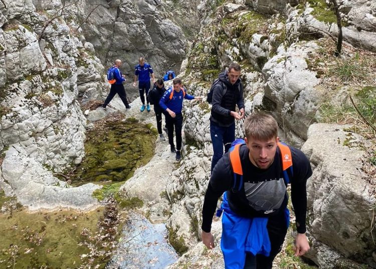 Nogometaši Širokog odradili zanimljiv team building u kanjonu Lištice