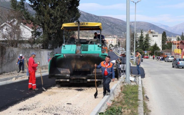 Mostar: Završava se uređenje drugog traka Ulice blajburških žrtava s pripadajućom infrastrukturom