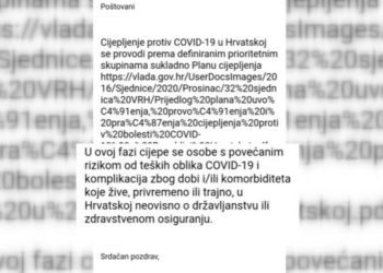 Video: Ništa od cijepljenja bh. građana u Hrvatskoj