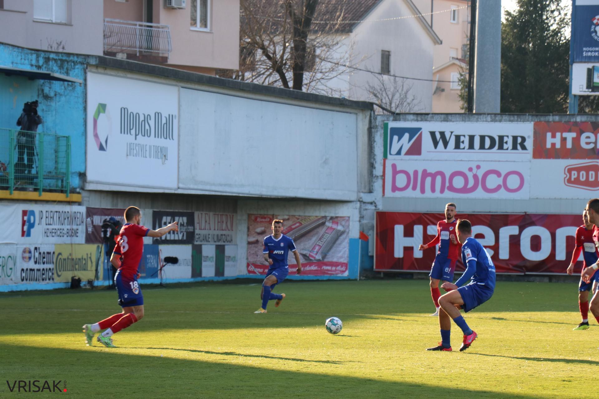 NK Široki Brijeg u četvrtfinalu Kupa BiH poražen od Borca