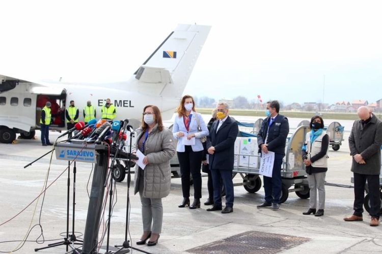 Ministrica Gudeljević preuzela prve doze cjepiva preko COVAX mehanizma