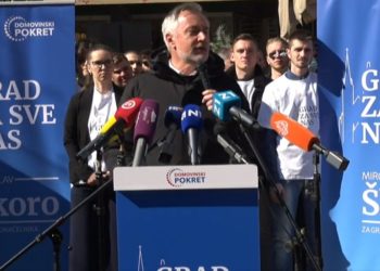 Škoro u Zagrebu najavio kandidaturu za gradonačelnika; Filipoviću poručio da je Trnoružica
