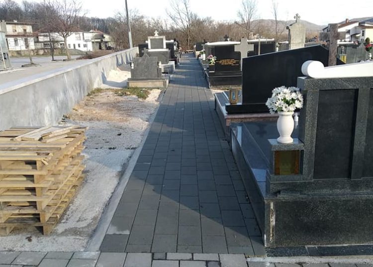 Radovi na groblju na Kočerinu lijepo napreduju