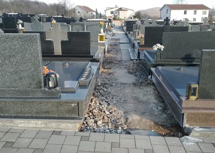 Radovi na groblju na Kočerinu lijepo napreduju
