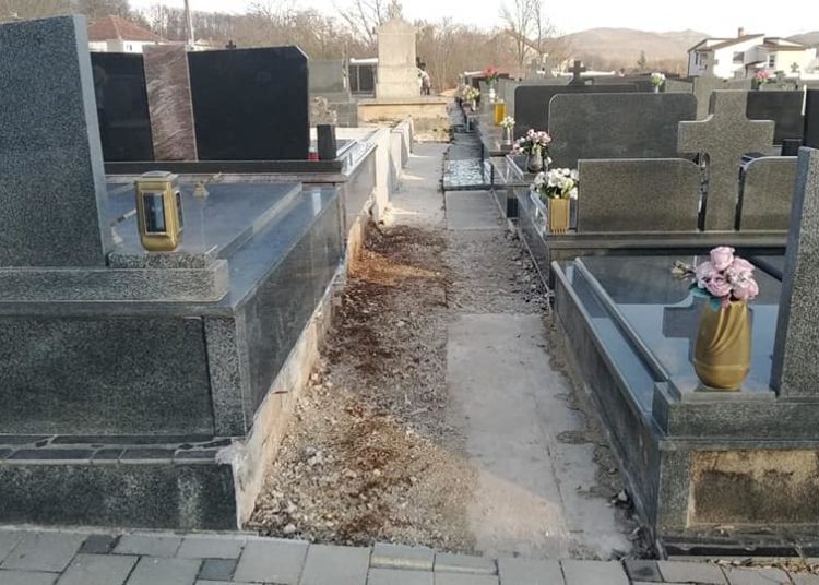 Radovi na groblju na Kočerinu lijepo napreduju