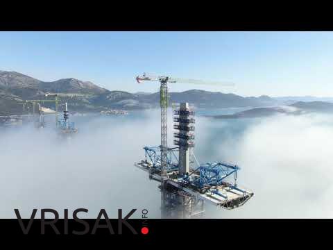 Video: Pogledajte najnovije snimke Pelješkog mosta